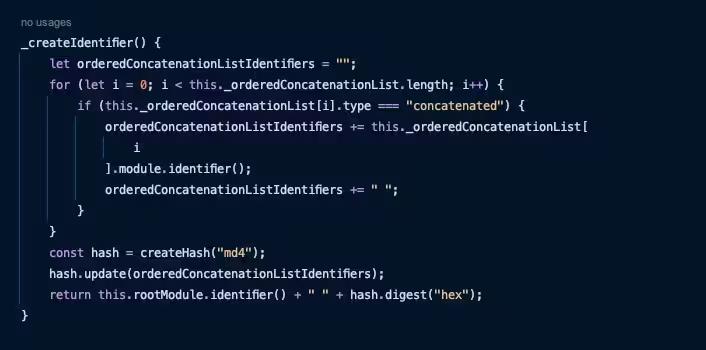 image of a core webpack file using hardcoded md4 value